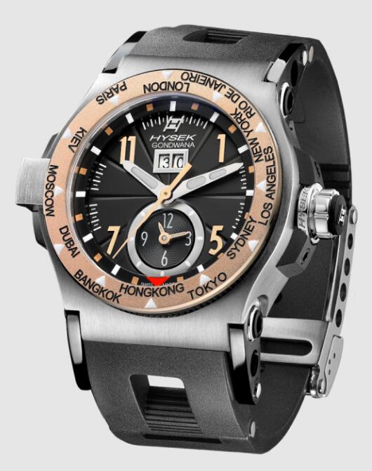 Hysek Abyss 44MM DUAL TIME Watch Replica AB4407B02 Hysek Watch Price Hysek Abyss 44MM DUAL TIME Watch Replica AB4407B02 Hysek Watch Price